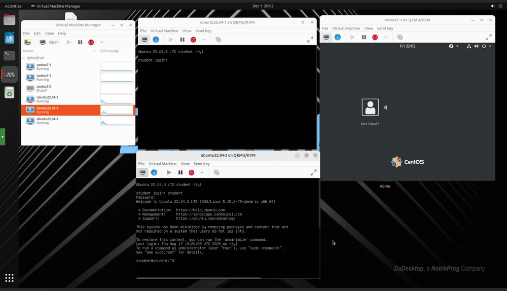 DD gépek beágyazott virtualizációja