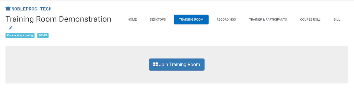 Csatlakozás a Training Room-hoz